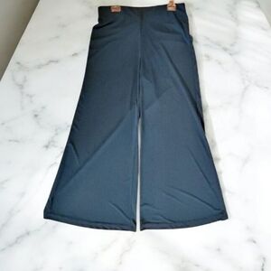 David Loren Collection Wide Leg Pull On Palazzo Deep Teal Pants  Sz Large